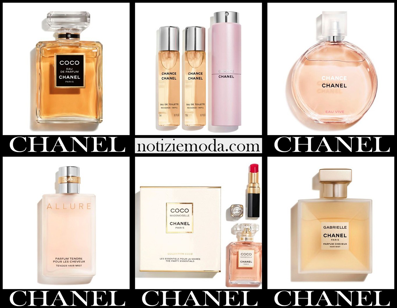 Nuovi arrivi profumi Chanel 2021 idee regalo donna