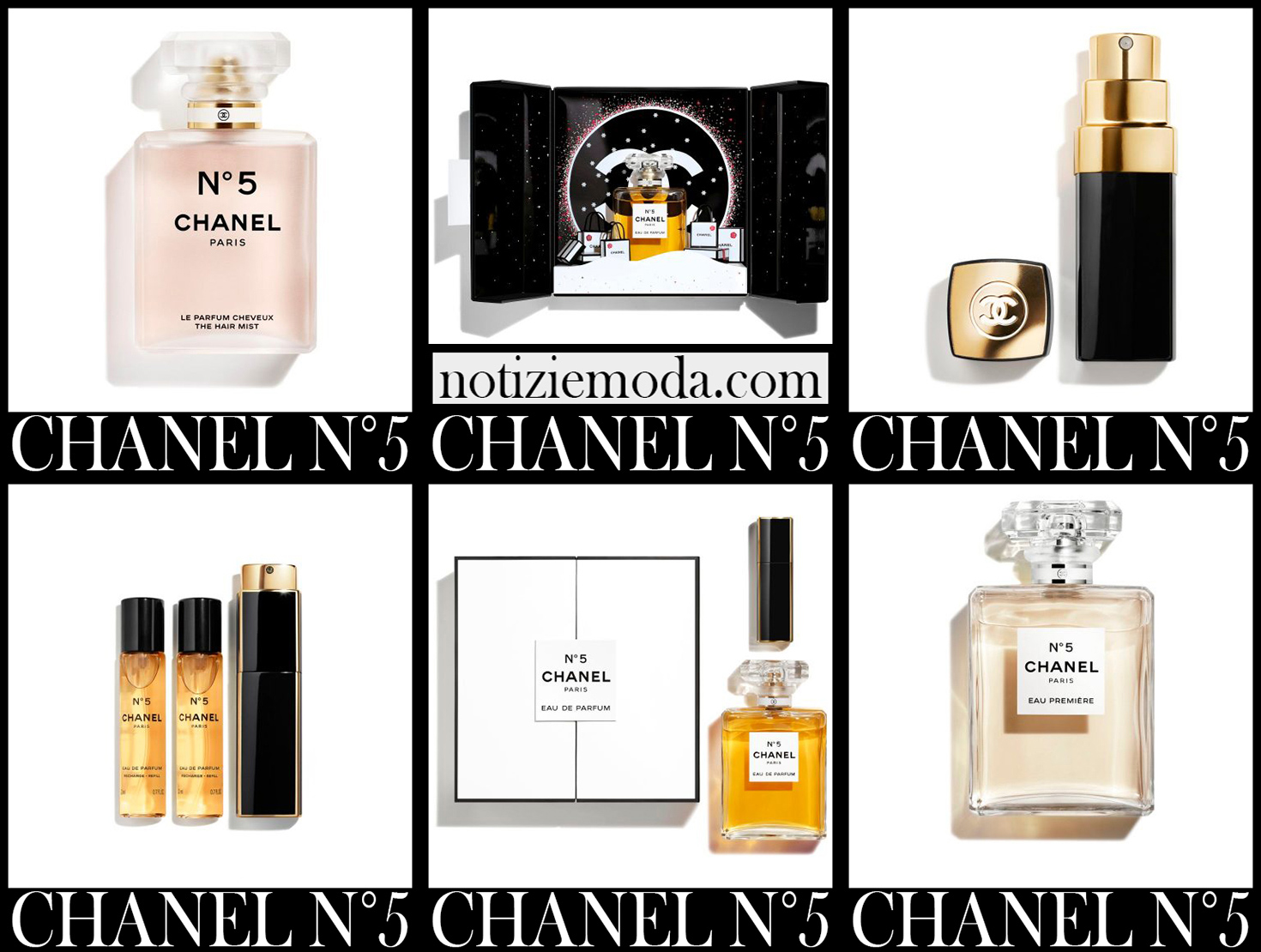 Nuovi arrivi profumi Chanel N°5 2021 idee regalo donna