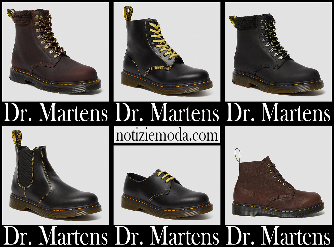 Nuovi arrivi scarpe Dr. Martens 2021 stivali moda uomo