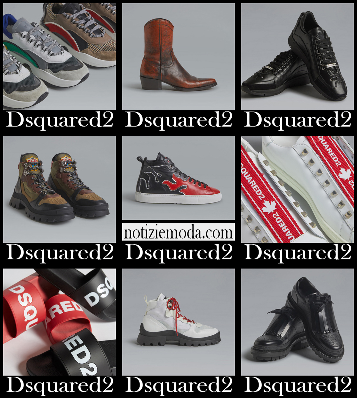 Nuovi arrivi scarpe Dsquared2 2021 calzature uomo