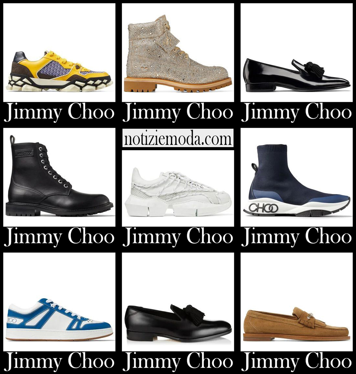 Nuovi arrivi scarpe Jimmy Choo 2021 calzature uomo