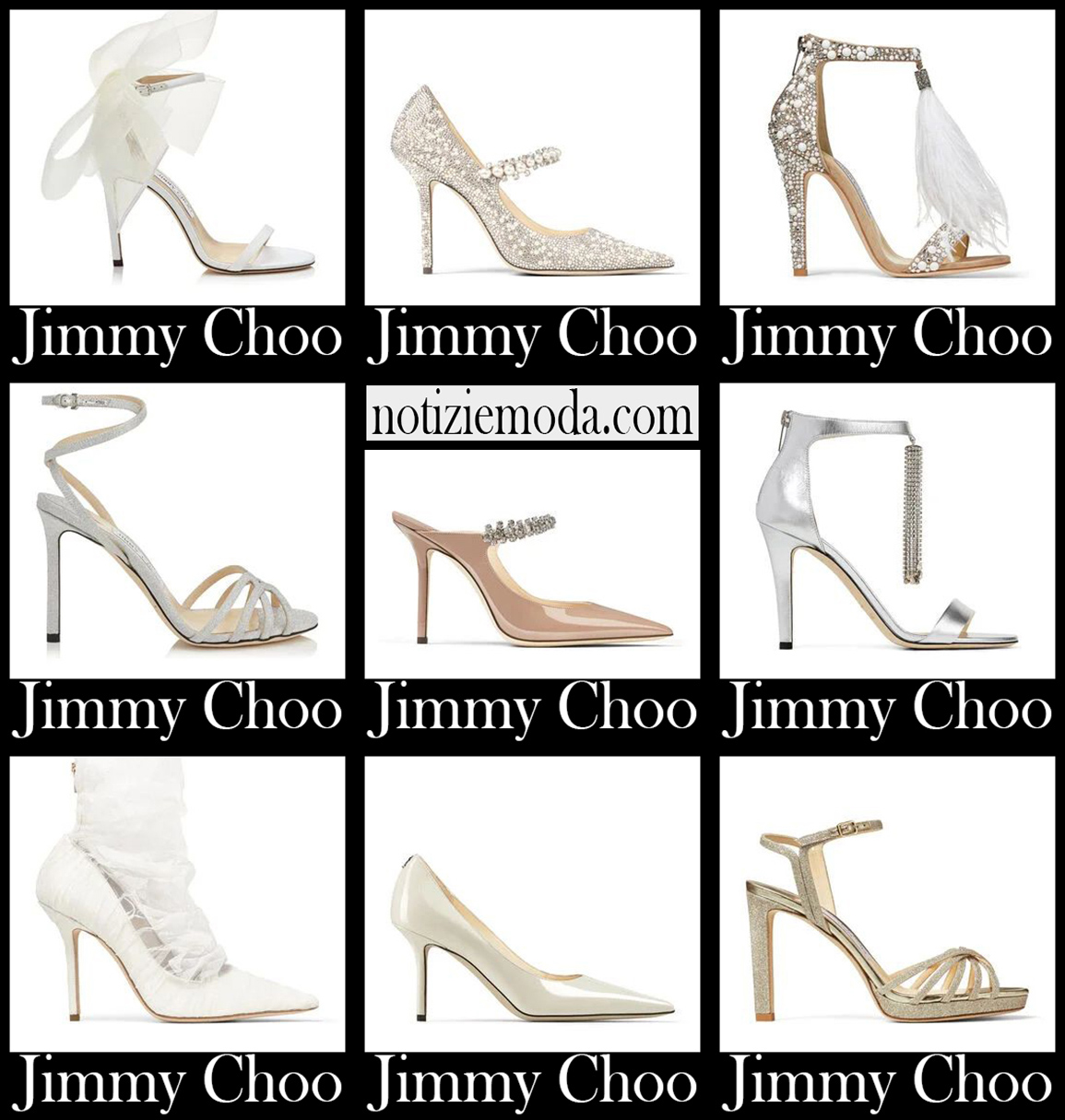 Nuovi arrivi scarpe sposa Jimmy Choo 2021 calzature nuziali Nuovi arrivi scarpe sposa Jimmy Choo 2021 calzature nuziali