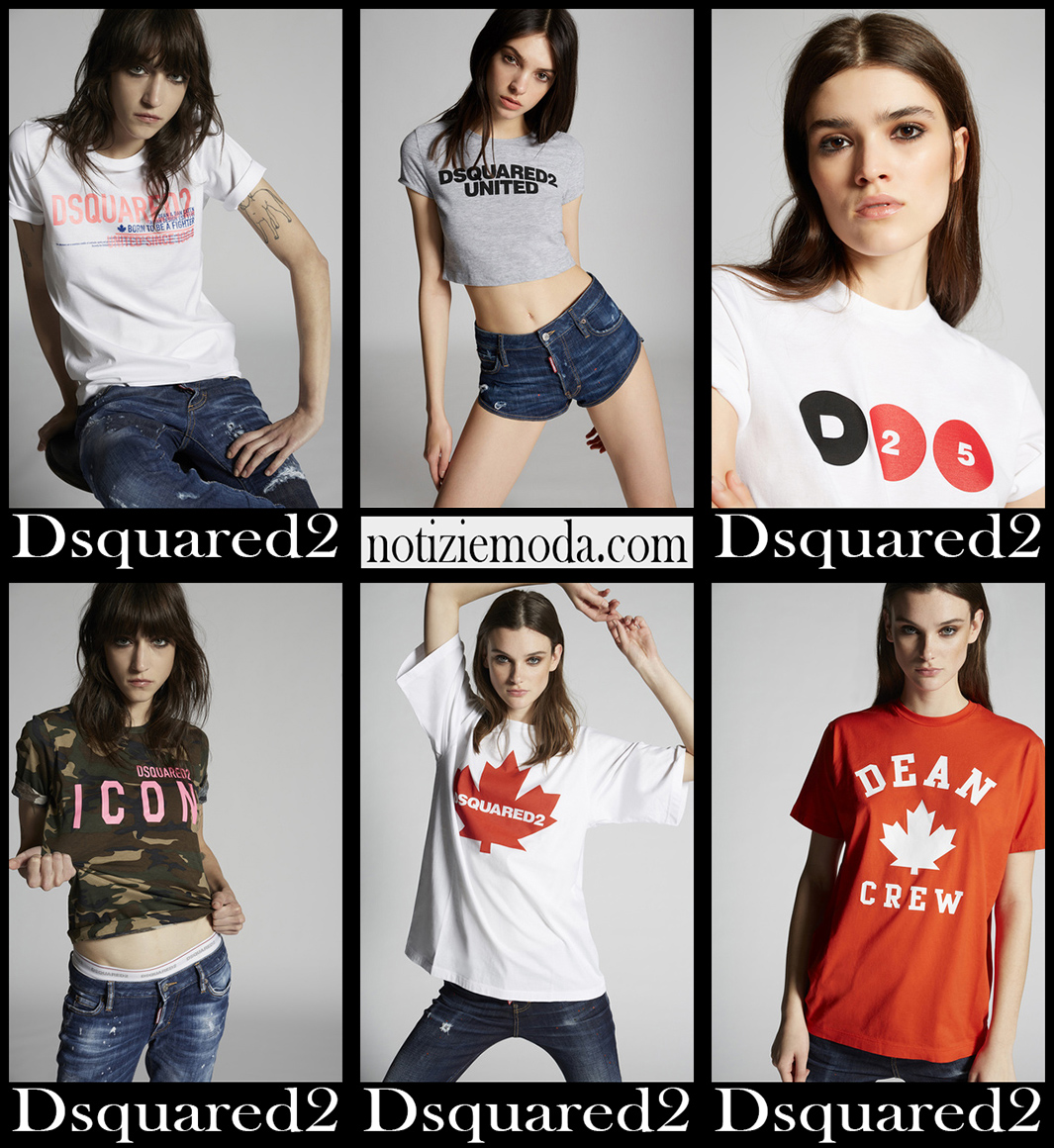 Nuovi arrivi t shirts Dsquared2 2021 abbigliamento donna