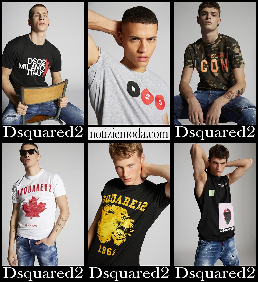 Nuovi arrivi t shirts Dsquared2 2021 abbigliamento uomo