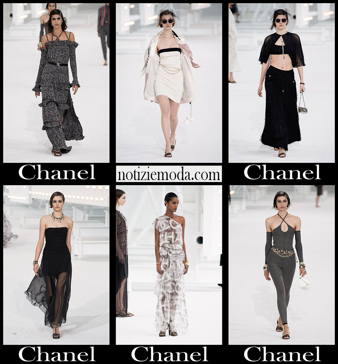 Collezione Chanel primavera estate 2021 moda donna