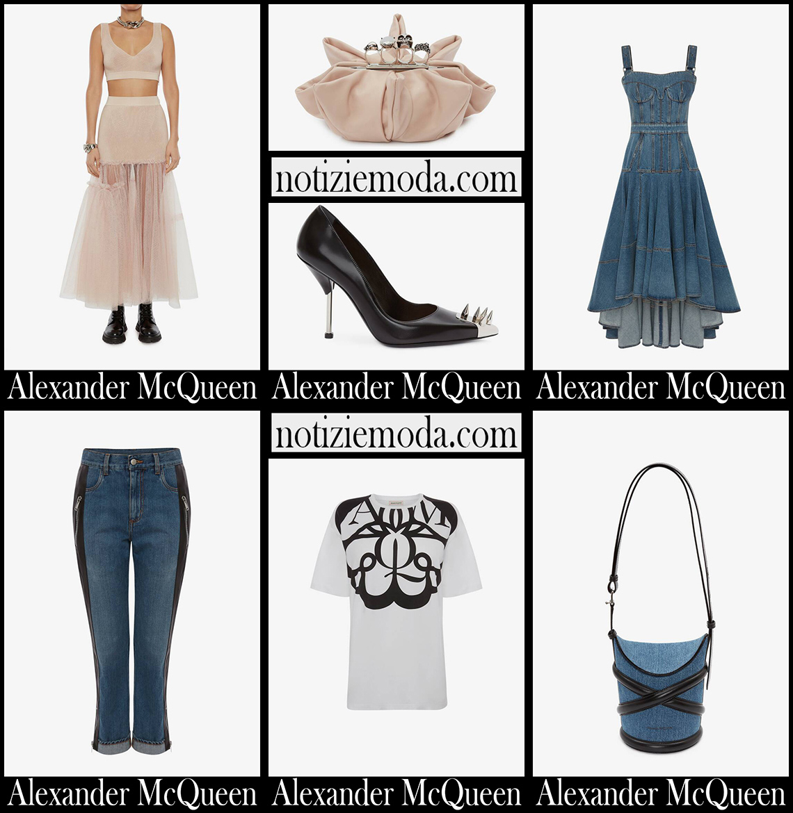Nuovi arrivi Alexander McQueen 2021 collezione donna