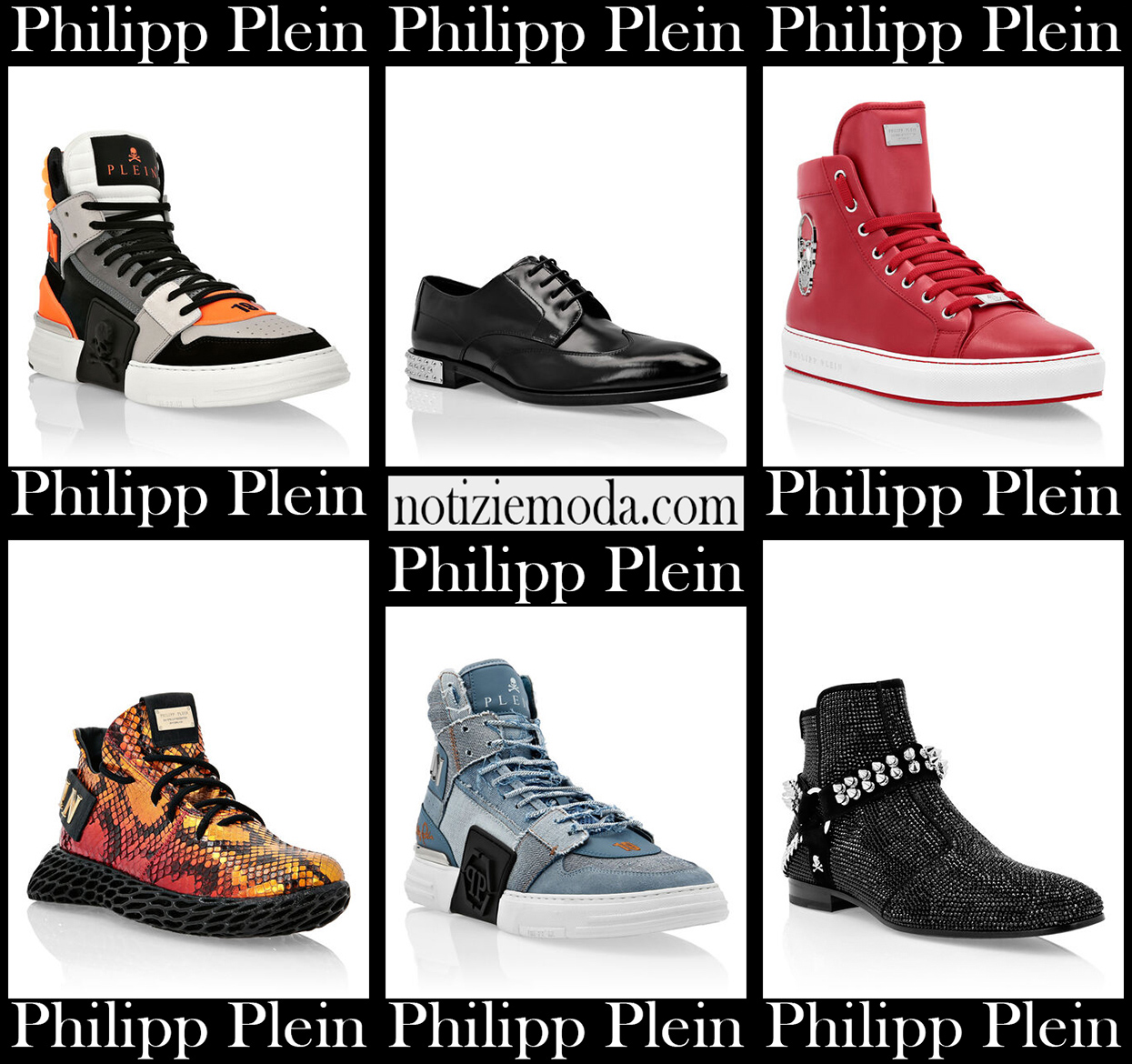 Nuovi arrivi scarpe Philipp Plein 2021 calzature uomo