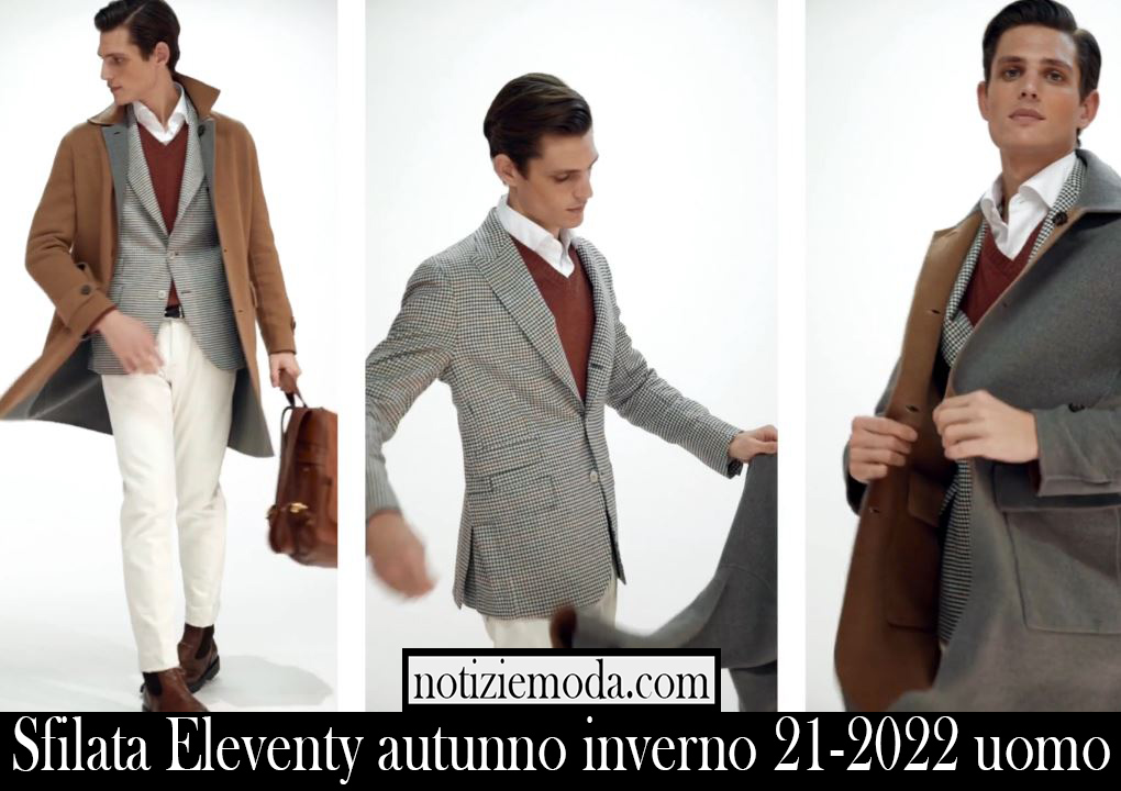 Sfilata Eleventy autunno inverno 21 2022 uomo