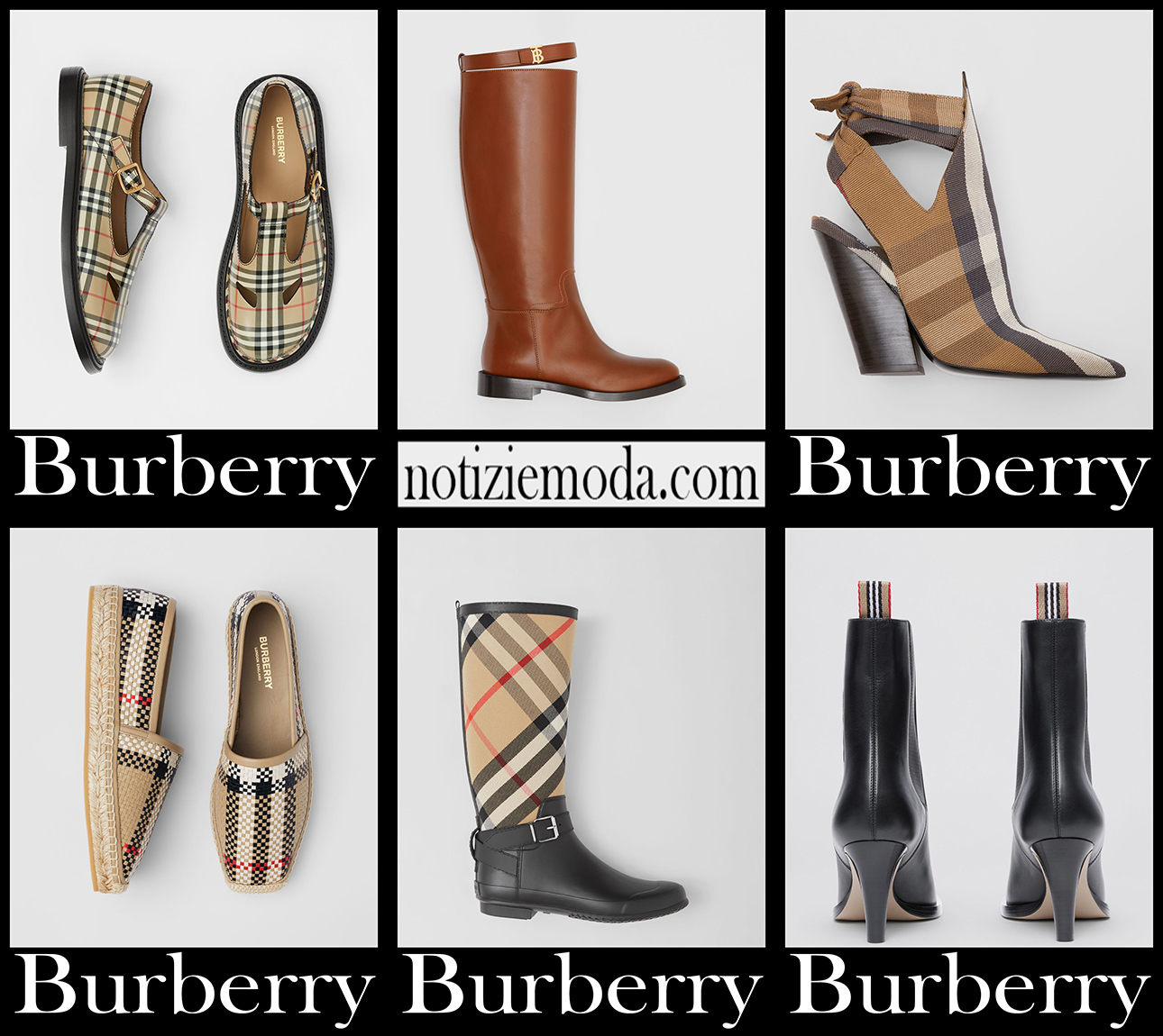 Nuovi arrivi scarpe Burberry 2021 calzature moda donna