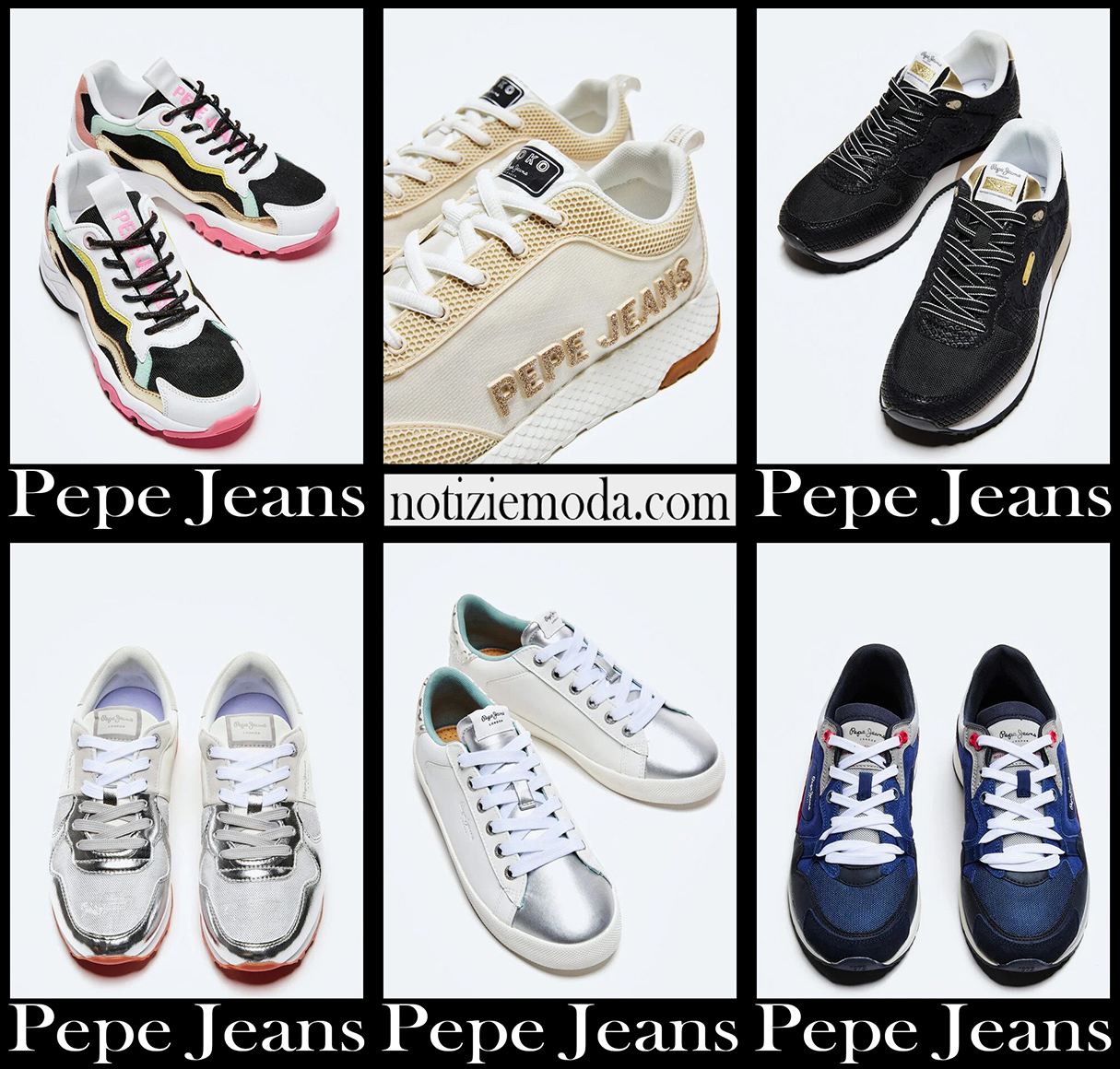 Nuovi arrivi sneakers Pepe Jeans 2021 calzature donna