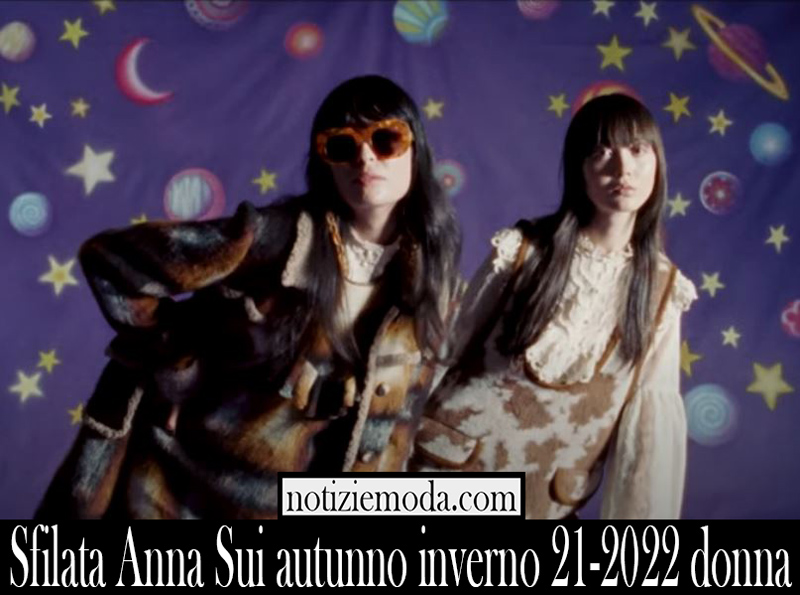 Sfilata Anna Sui autunno inverno 21 2022 donna Sfilata Anna Sui autunno inverno 21 2022 donna