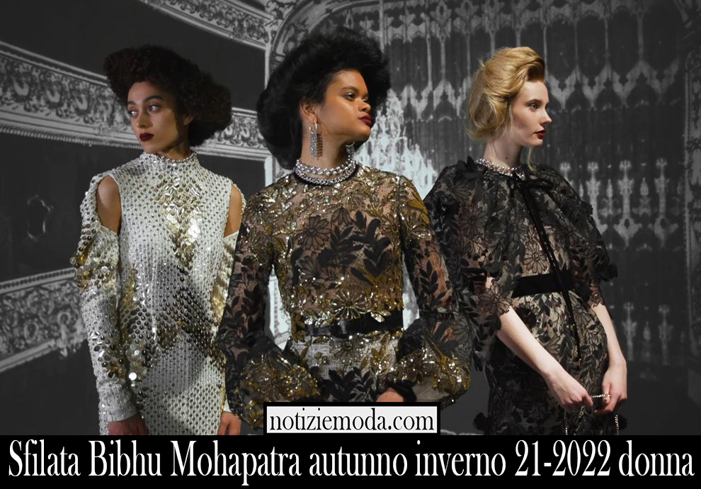 Sfilata Bibhu Mohapatra autunno inverno 21 2022 donna