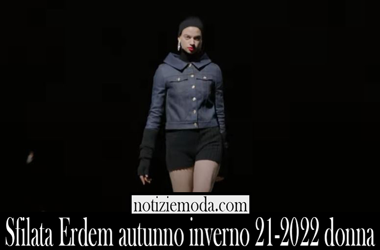 Sfilata Erdem autunno inverno 21 2022 donna