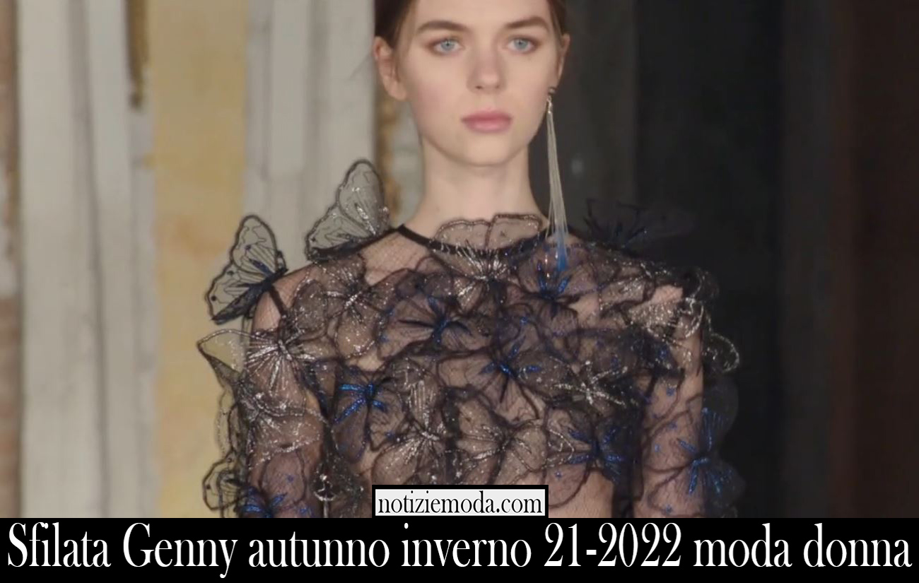 Sfilata Genny autunno inverno 21 2022 moda donna