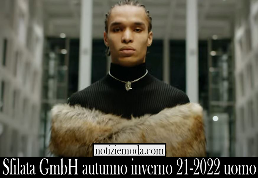 Sfilata GmbH autunno inverno 21 2022 uomo