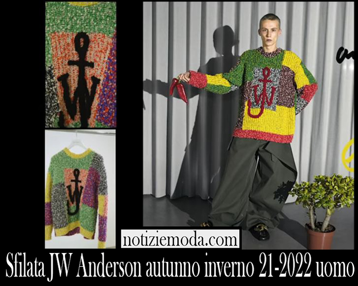 Sfilata JW Anderson autunno inverno 21 2022 uomo