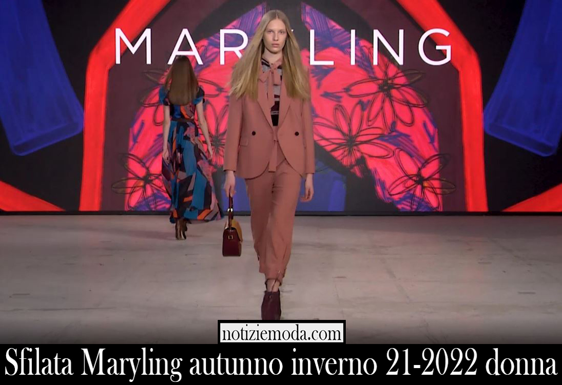 Sfilata Maryling autunno inverno 21 2022 donna