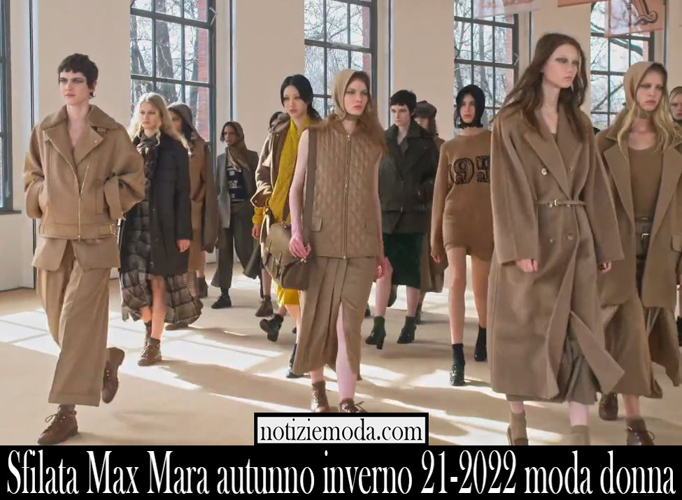 Sfilata Max Mara autunno inverno 21 2022 moda donna