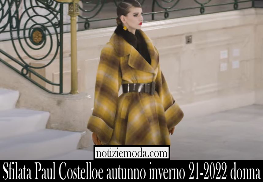 Sfilata Paul Costelloe autunno inverno 21 2022 donna