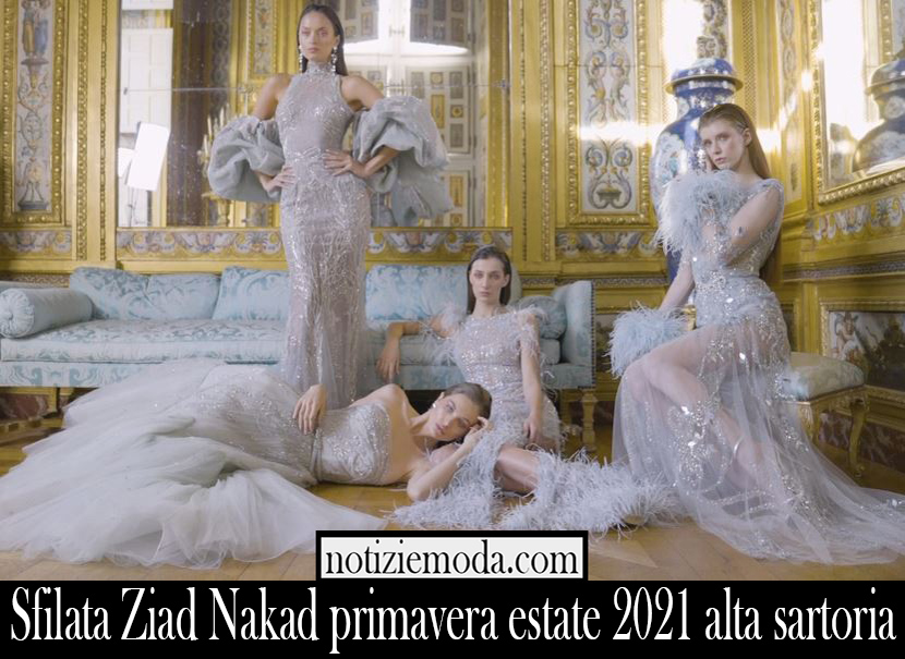 Sfilata Ziad Nakad primavera estate 2021 alta sartoria