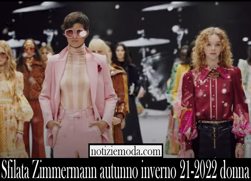 Sfilata Zimmermann autunno inverno 21 2022 donna