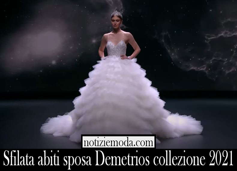 Sfilata abiti sposa Demetrios collezione 2021