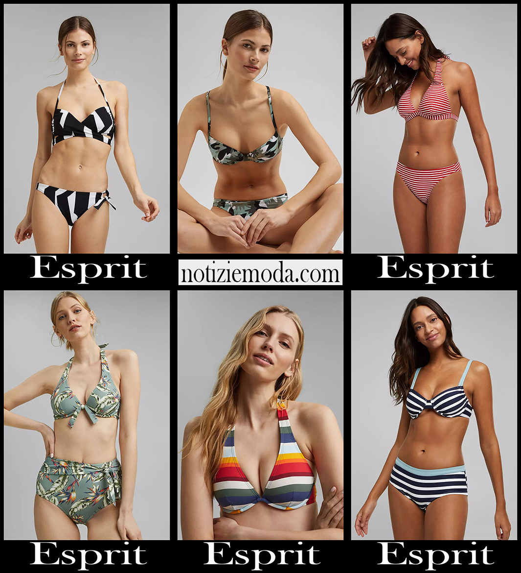 Bikini Esprit 2021 nuovi arrivi costumi donna accessori