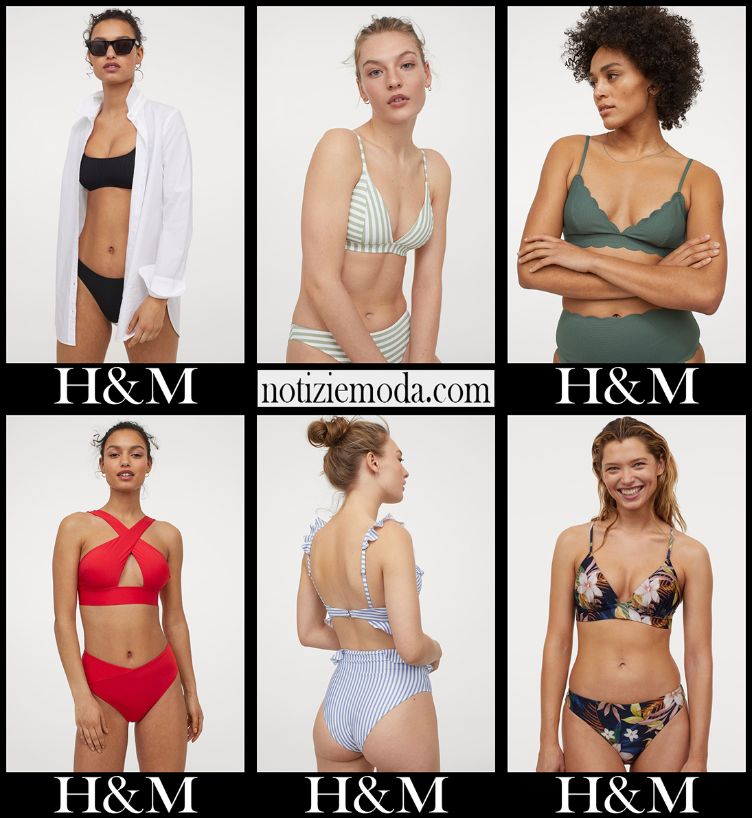 Bikini HM 2021 nuovi arrivi costumi donna accessori