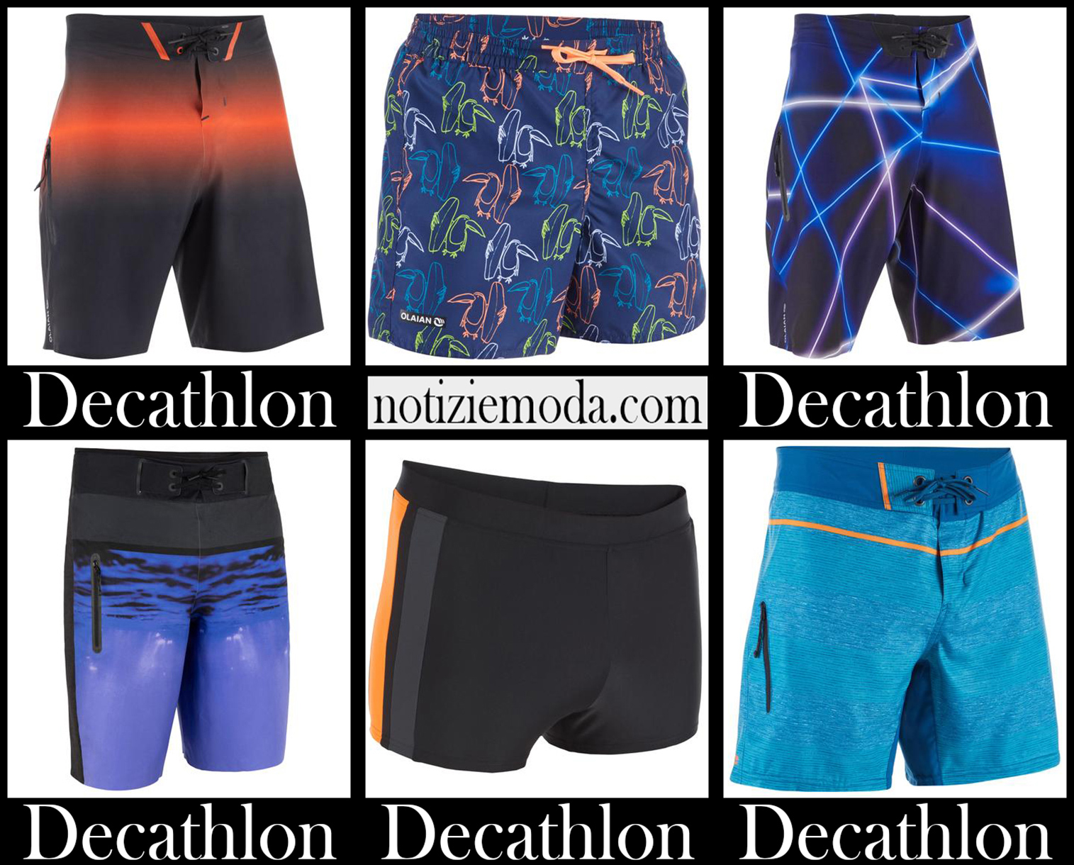 Costumi Decathlon 2021 nuovi arrivi costumi mare uomo