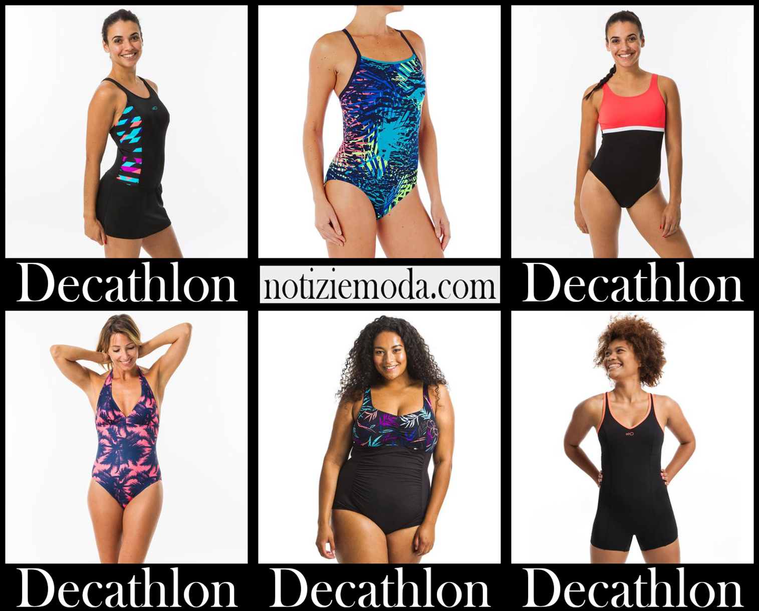 Costumi interi Decathlon 2021 nuovi arrivi costumi donna