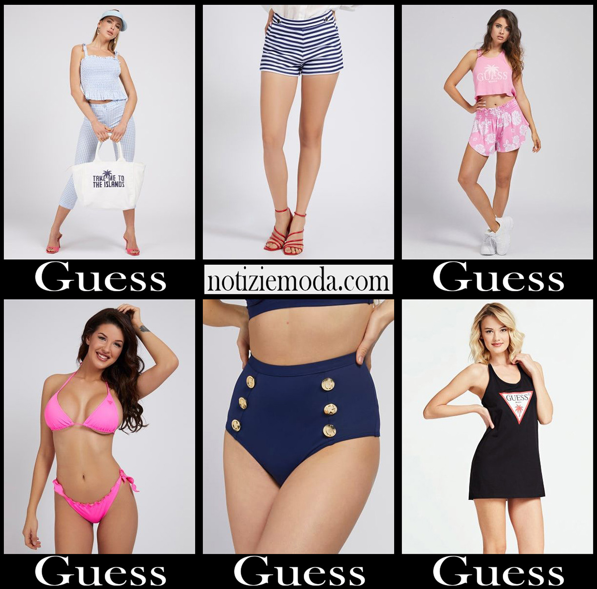 Moda mare Guess 2021 nuovi arrivi costumi donna