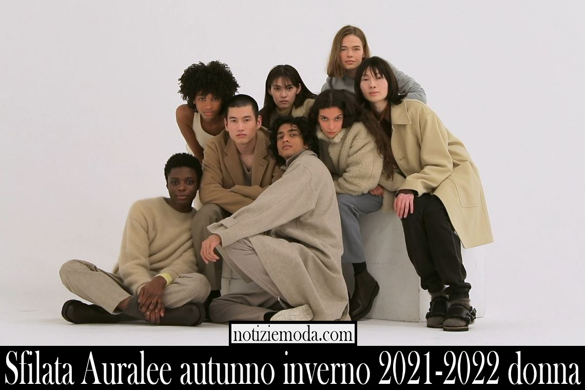 Sfilata Auralee autunno inverno 2021 2022 donna