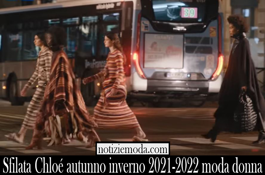 Sfilata Chloe autunno inverno 2021 2022 moda donna