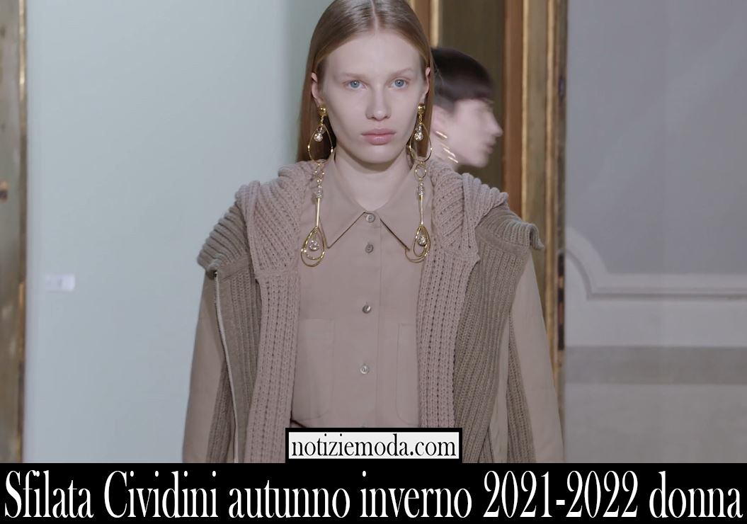 Sfilata Cividini autunno inverno 2021 2022 donna