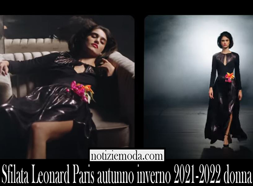 Sfilata Leonard Paris autunno inverno 2021 2022 donna