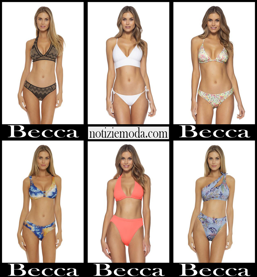 Bikini Becca 2021 nuovi arrivi costumi donna accessori