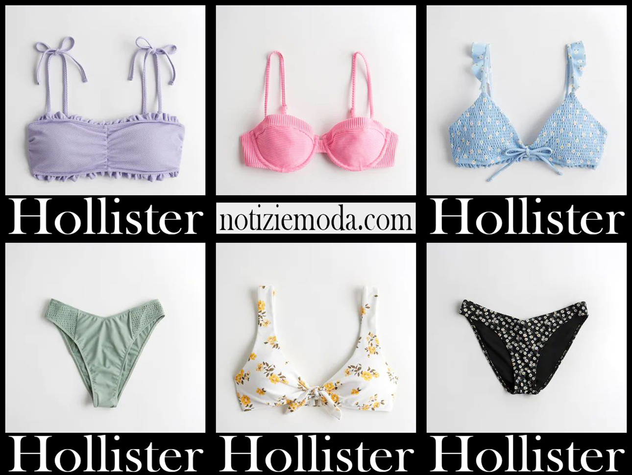 Bikini Hollister 2021 nuovi arrivi costumi moda donna