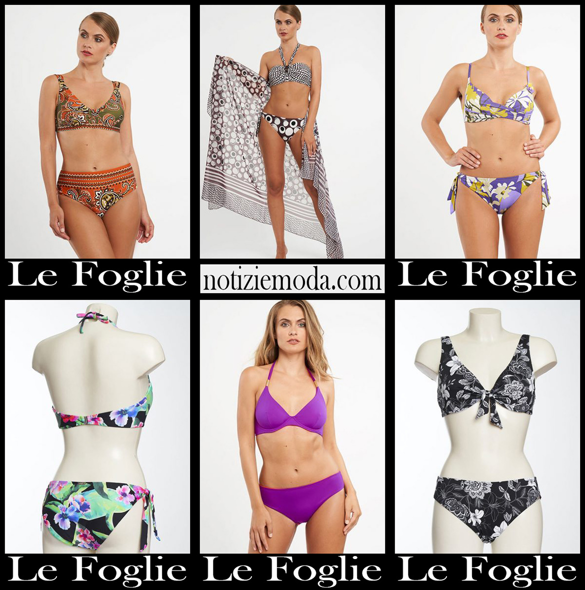 Bikini Le Foglie 2021 nuovi arrivi costumi moda donna