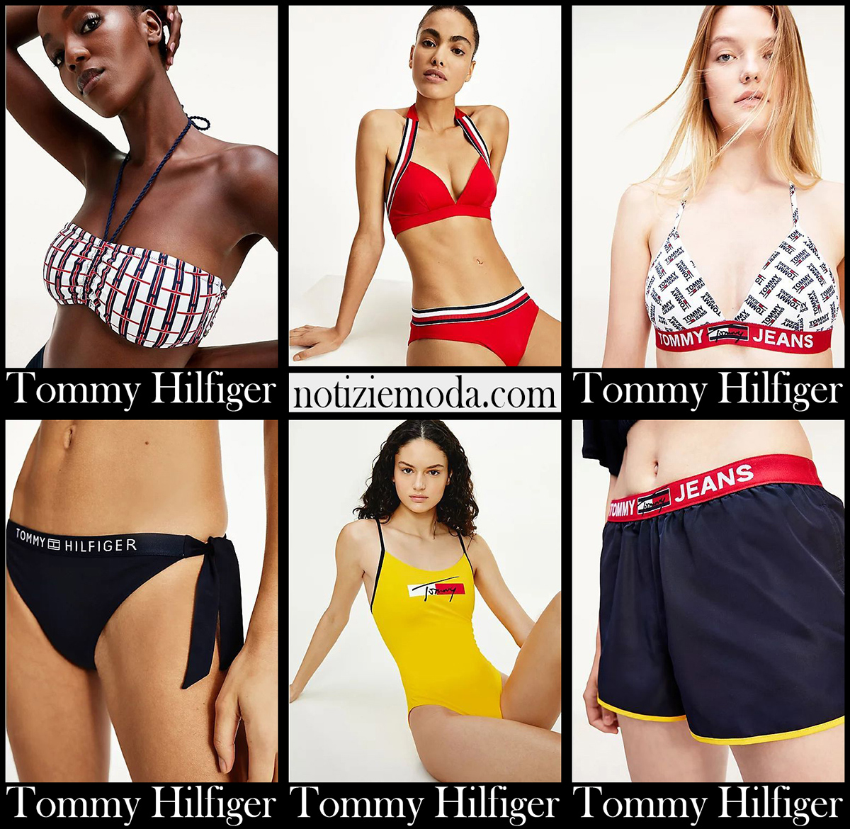 Bikini Tommy Hilfiger 2021 nuovi arrivi costumi donna