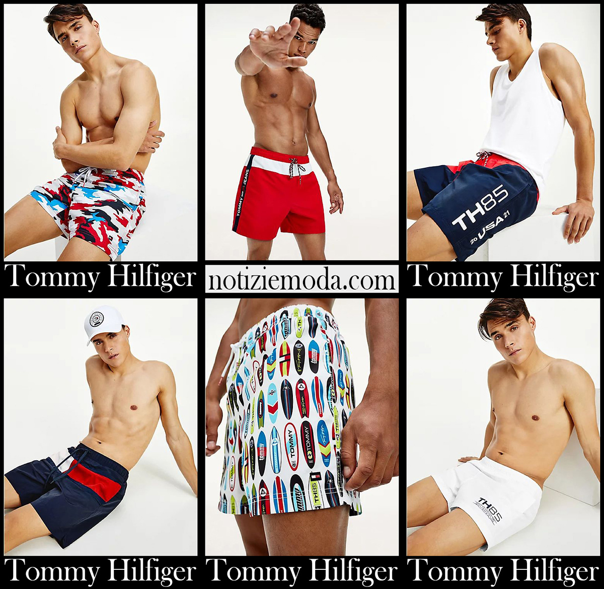 Costumi Tommy Hilfiger 2021 nuovi arrivi mare uomo