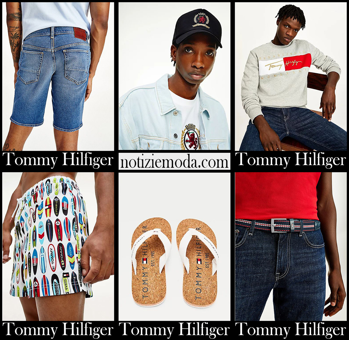 Nuovi arrivi Tommy Hilfiger 2021 abbigliamento uomo