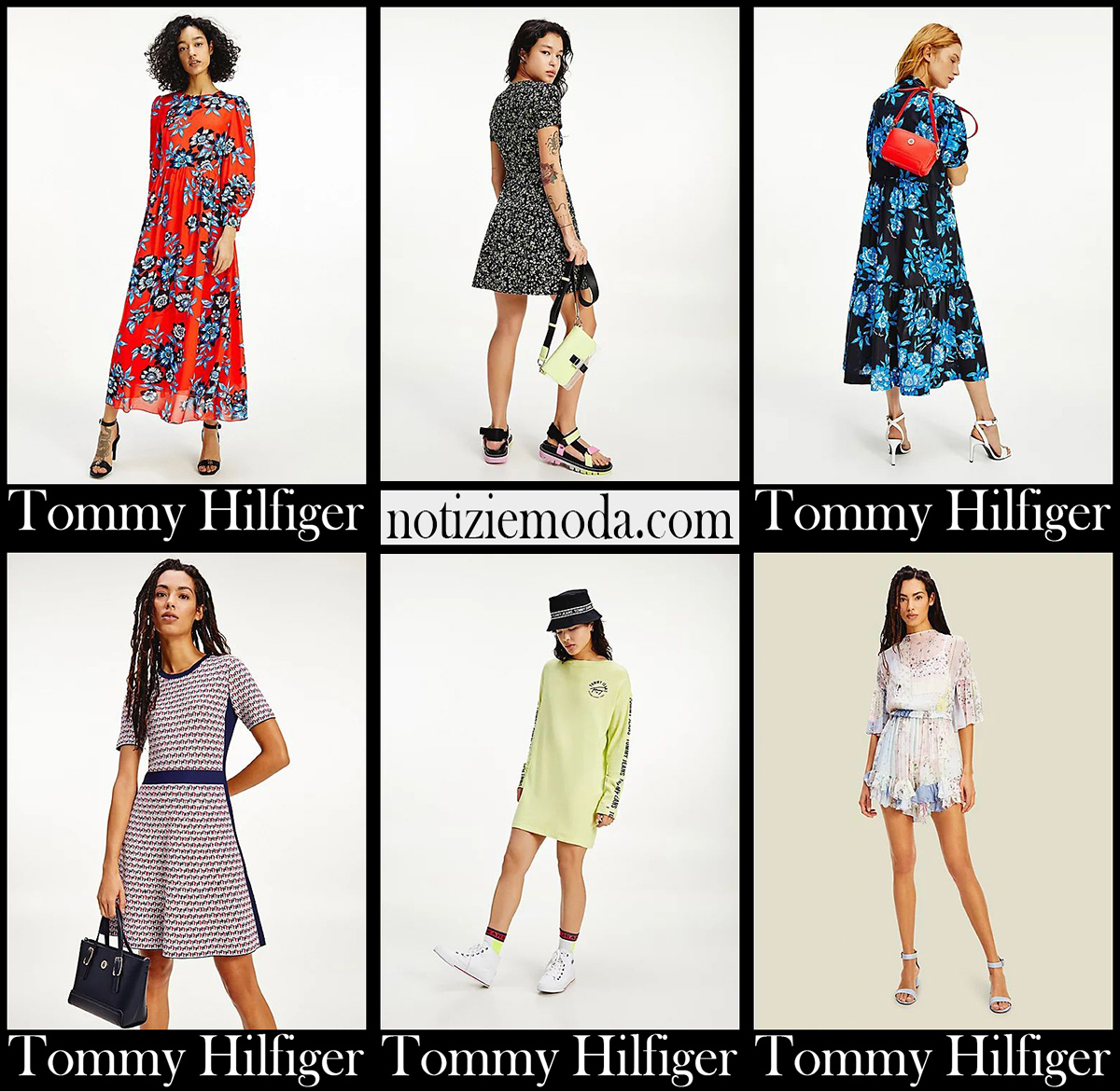 Nuovi arrivi abiti Tommy Hilfiger 2021 collezione donna