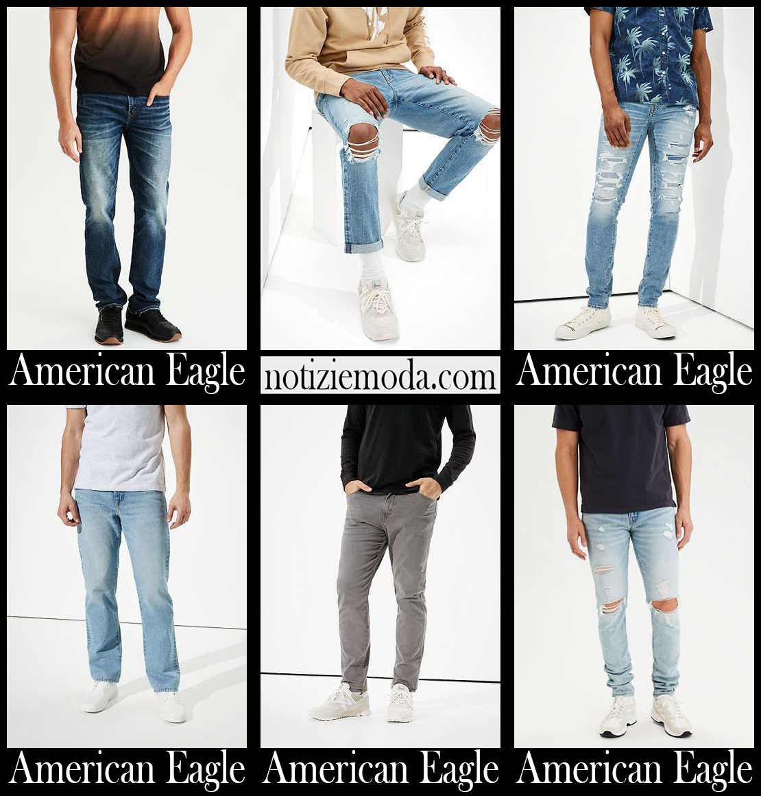 Nuovi arrivi jeans American Eagle 2021 denim uomo