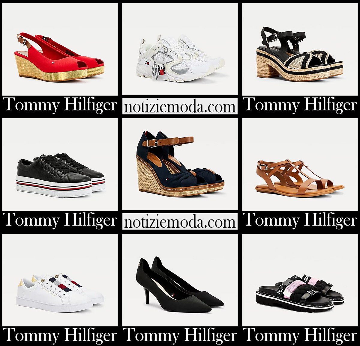Nuovi arrivi scarpe Tommy Hilfiger 2021 calzature donna