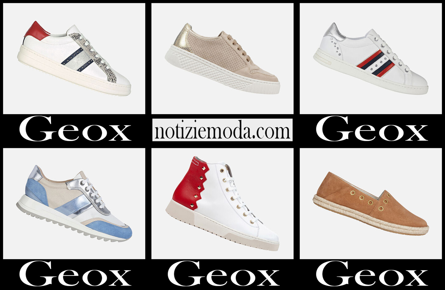 Nuovi arrivi sneakers Geox 2021 calzature moda donna