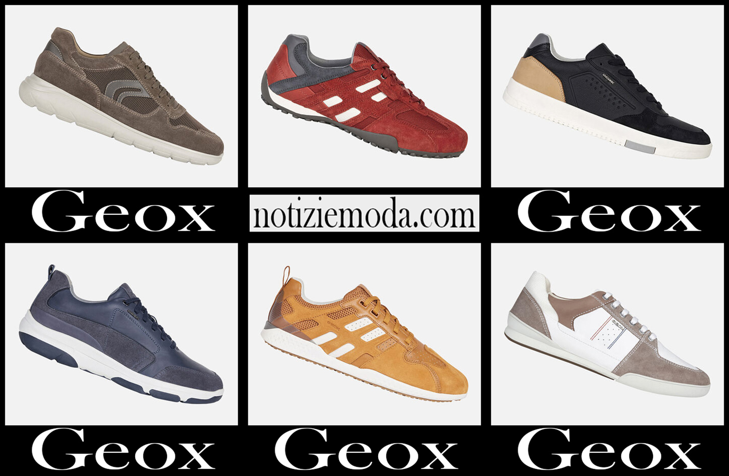 Nuovi arrivi sneakers Geox 2021 calzature moda uomo