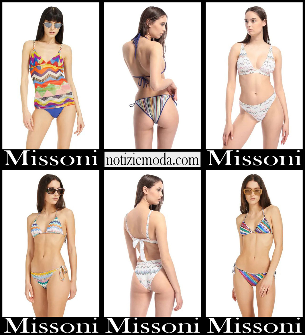 Bikini Missoni 2021 nuovi arrivi costumi donna accessori