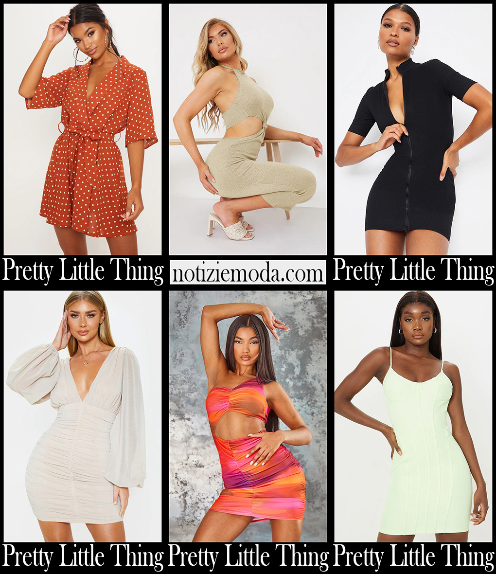 Nuovi arrivi abiti Pretty little Thing 2021 moda donna