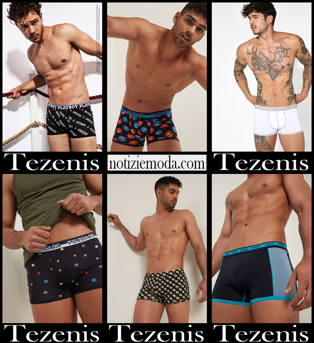 Nuovi arrivi intimo Tezenis 2021 abbigliamento uomo