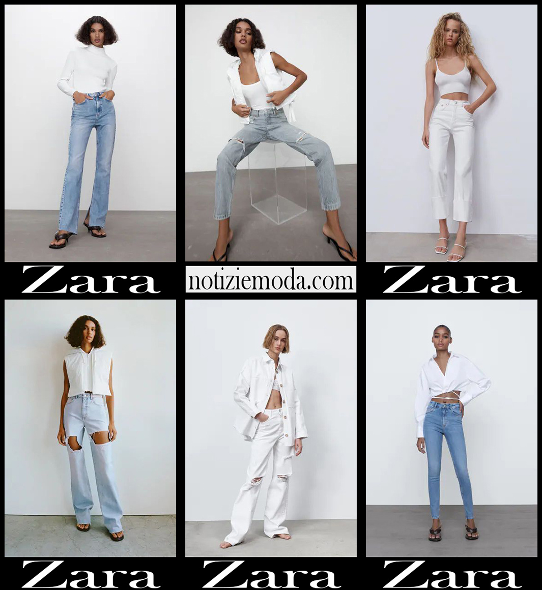 Nuovi arrivi jeans Zara 2021 abbigliamento denim donna